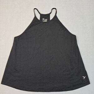 Old Navy Active Go-Dry Women's Black Racerback Workout Tank Top Medium Petite